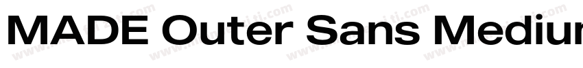 MADE Outer Sans Medium Future History D字体转换